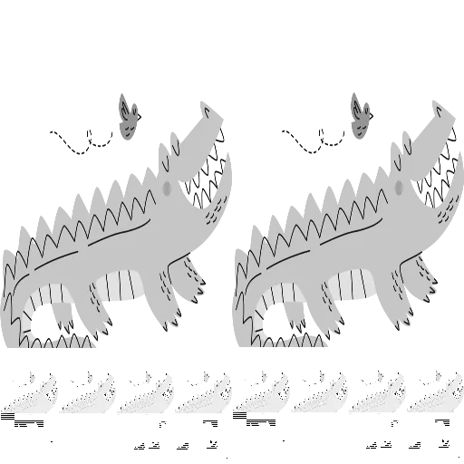 crocodile_gray_transparent
